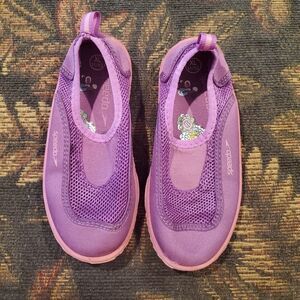 Girls Purple and Pink Water Shoes